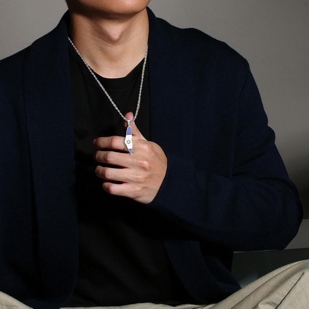 Amazon | AirbRn イスラエルマップペンダントネックレス I イスラエル